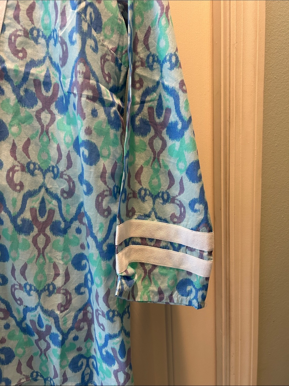 Sail to Sable Coastal colors Collar Shift/Tunic - Picture 4 of 9